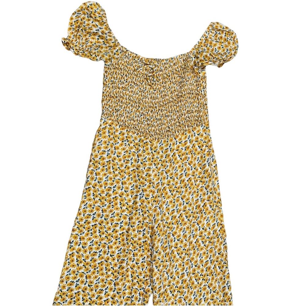 Anthropologie Faithfull The Brand Laszlo Smocked Jumpsuit View 6